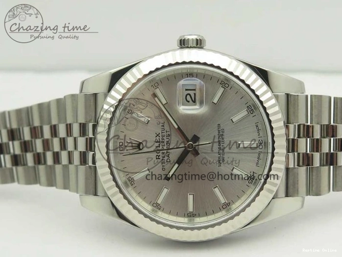 0109 Casual DateJust 41 126334 904L SS DJF 1:1 Best Edition Silver Dial on Jubilee Bracelet A 3298